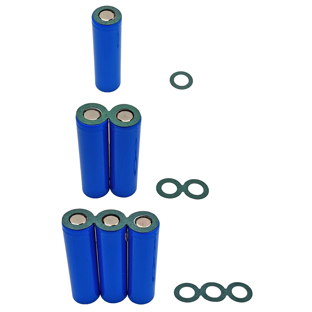 Combo 50 miếng dán đệm cách điện pin 18650 1 pin / 2 pin / 3pin