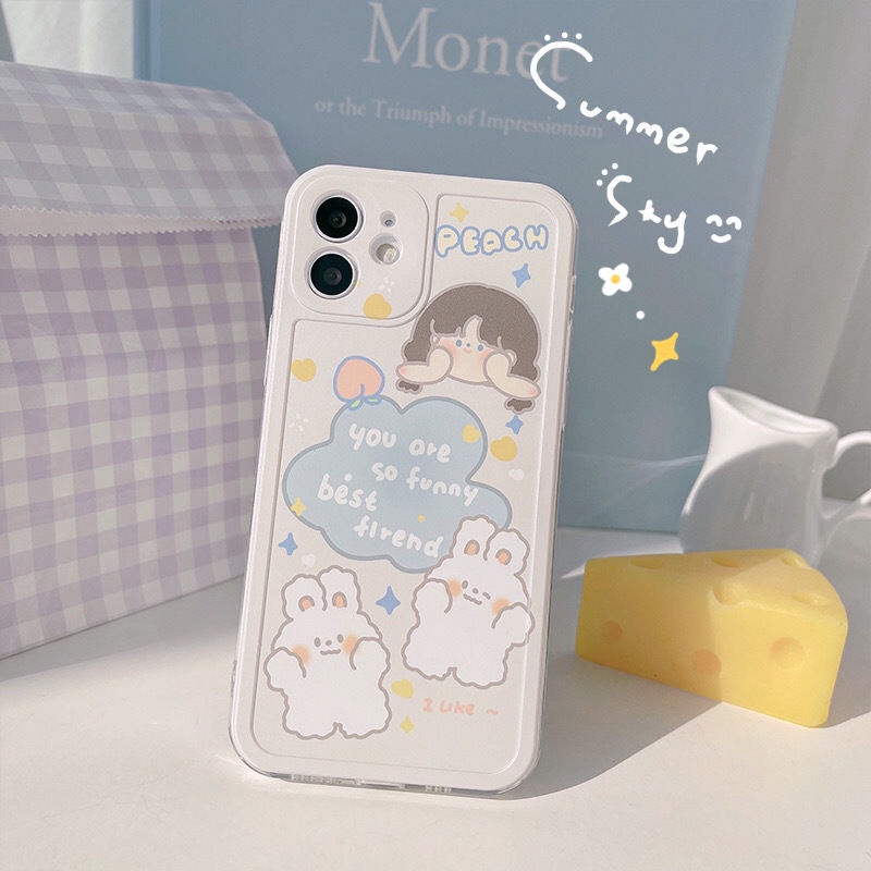 Ốp Điện Thoại Mềm Họa Tiết Hoạt Hình Cho Iphone11 XS Apple 12Promax 12 78plus XS