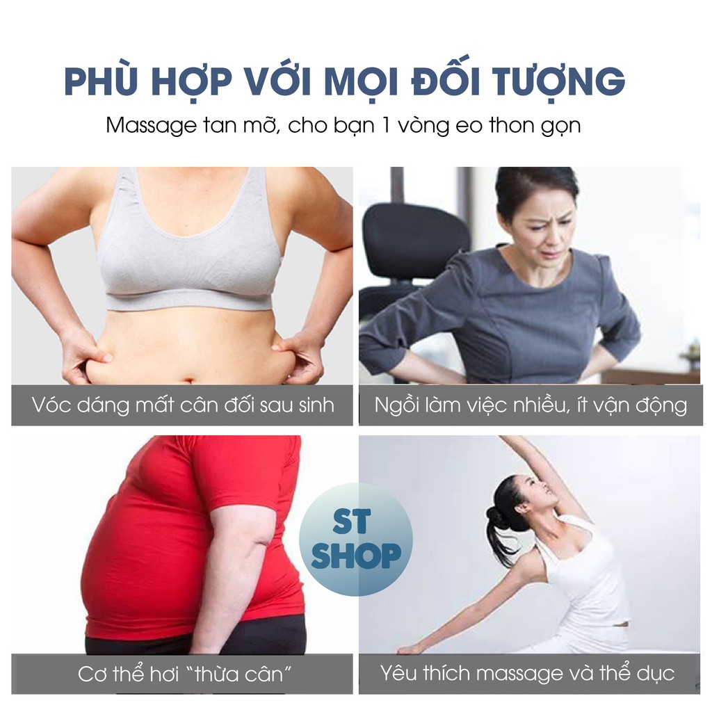 Vòng lắc eo, vòng lắc bụng thông minh Hula Hoop giảm mỡ bụng mỡ toàn thân phụ kiện tập luyện tại nhà ST Shophouse