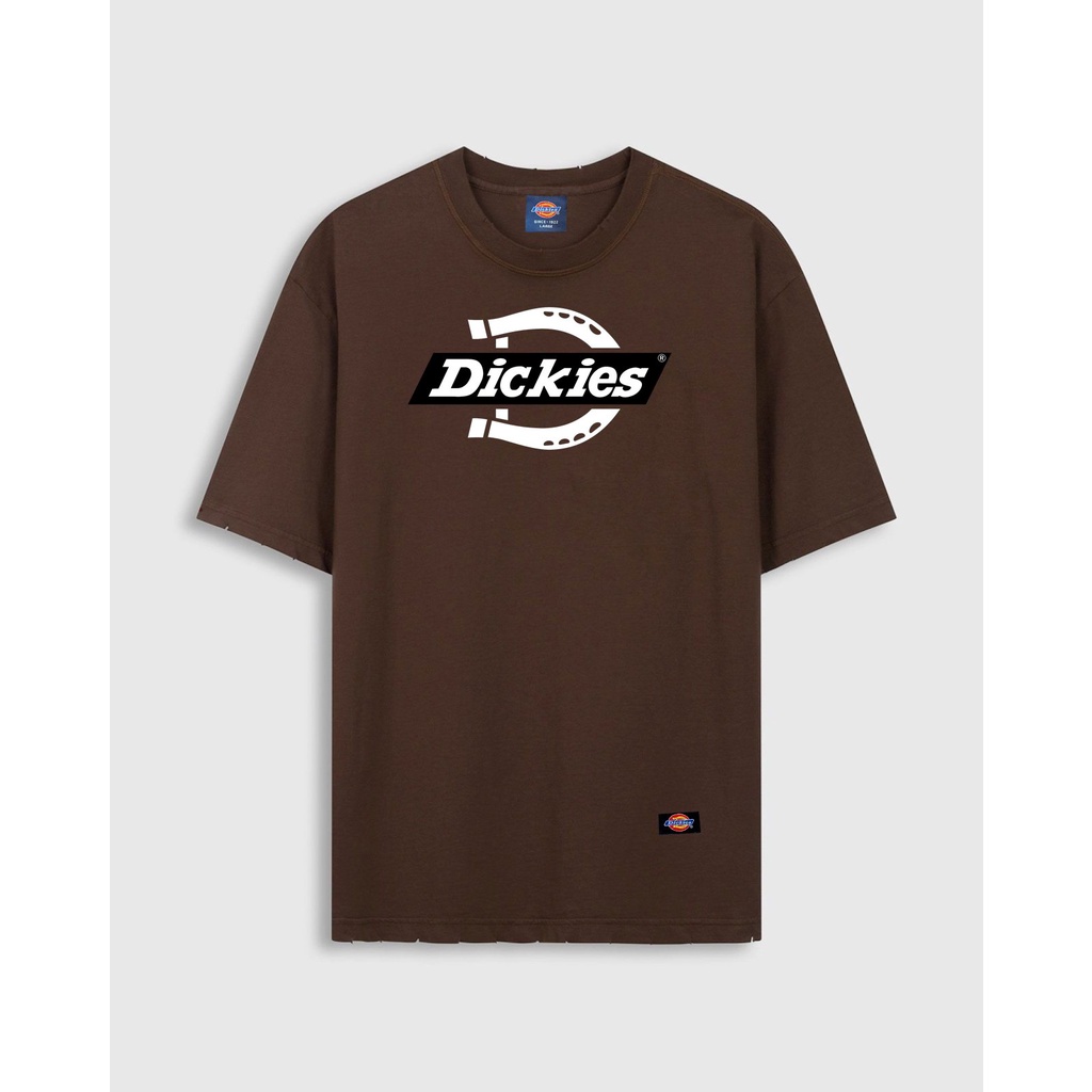 Áo thun Dickies nâu đậm - Teeshirt Dickies Original -  Unisex nam nữ - Cam kết chính hãng.