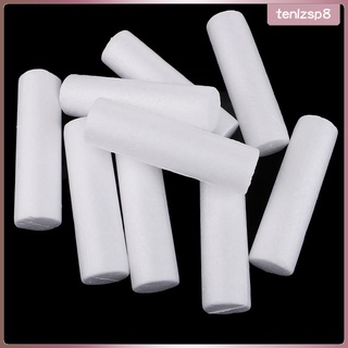 Set 10 miếng xốp trắng hình trụ dùng trang trí giáng sinh DIY