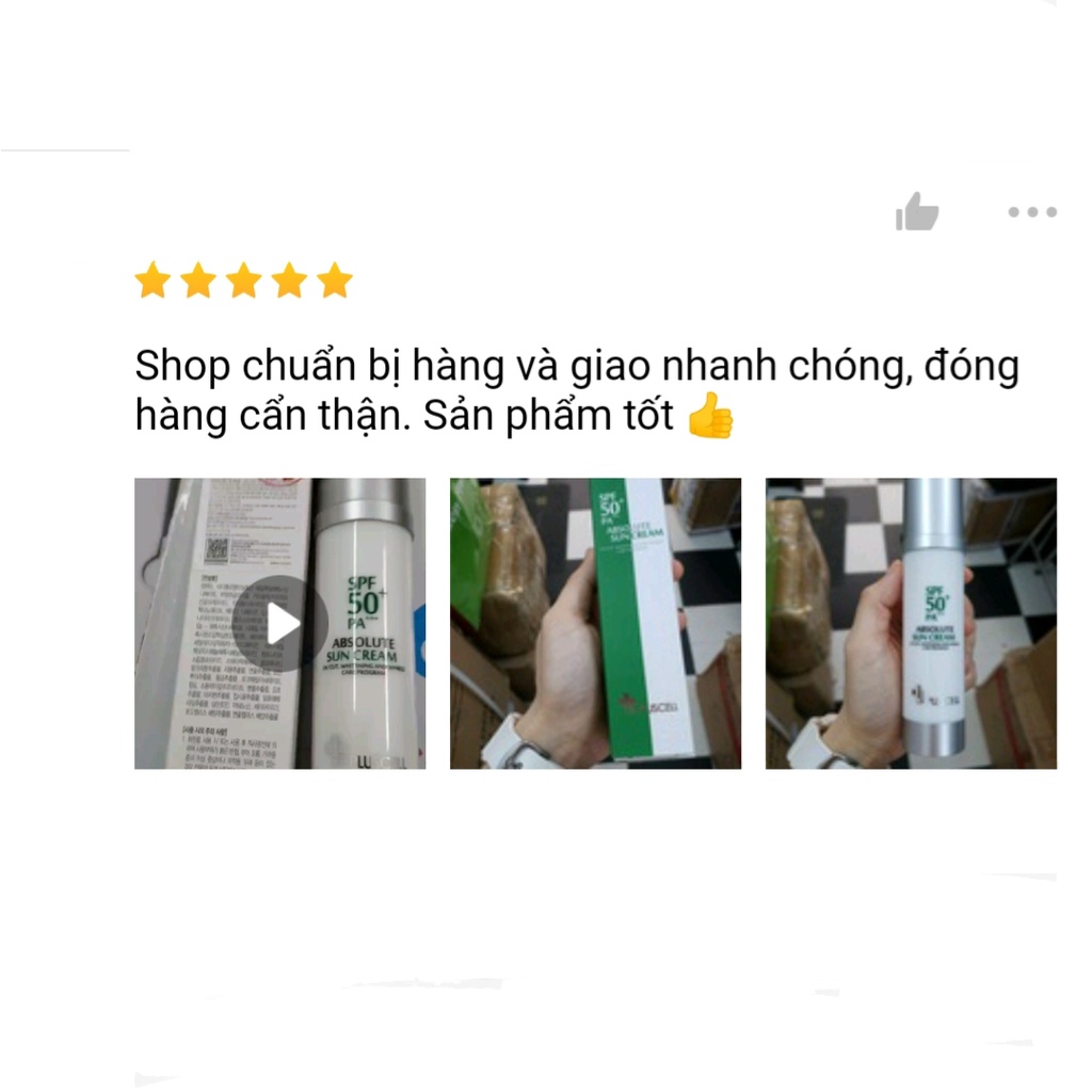 Kem chống nắng da khô dr pluscell absolute sun cream spf 50 + pa+++ 50ml