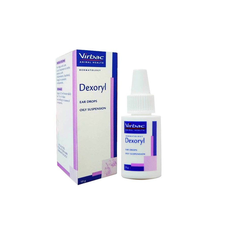 Dung Dịch Viêm Tai Chó Mèo - Virbac Dexoryl