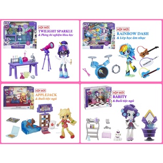 Pony🌸 set búp bê pony 12cm & phụ kiện theo chủ đề - my little pony minis playset