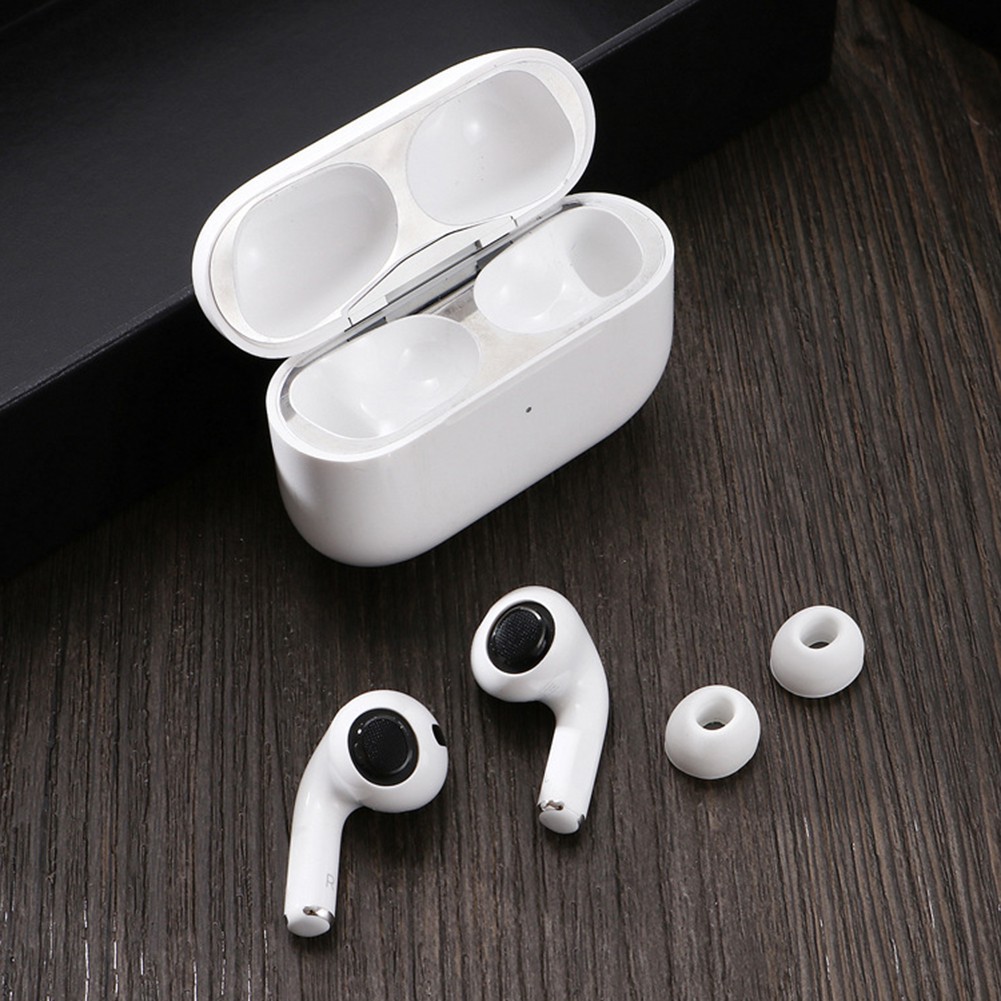 Set 2 Nút Tai Nghe Thay Thế Bằng Silicon Mềm Cho Airpods Pro