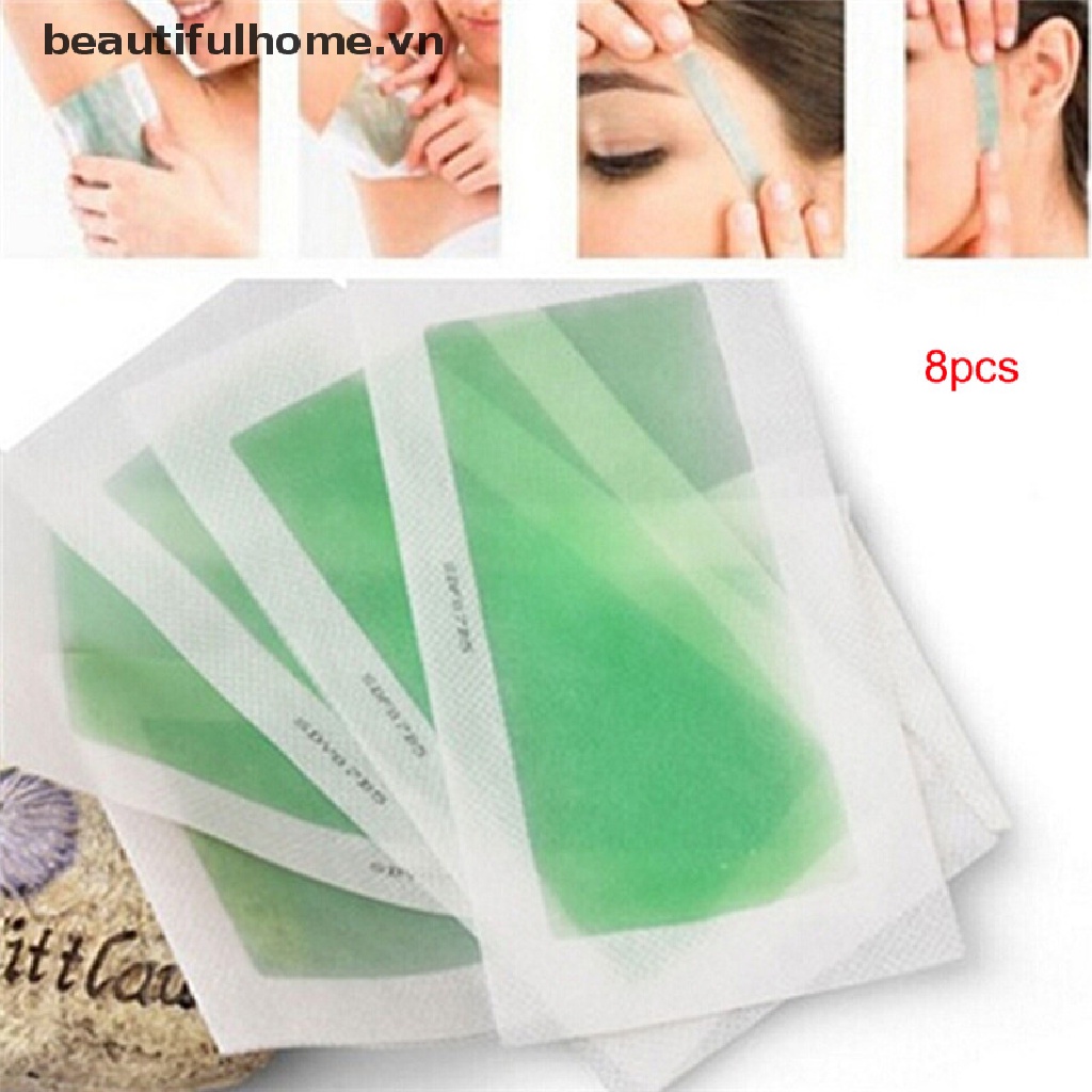 Set 8 Sáp Tẩy Lông Mặt Và Chân Thời Trang Tiện Dụng