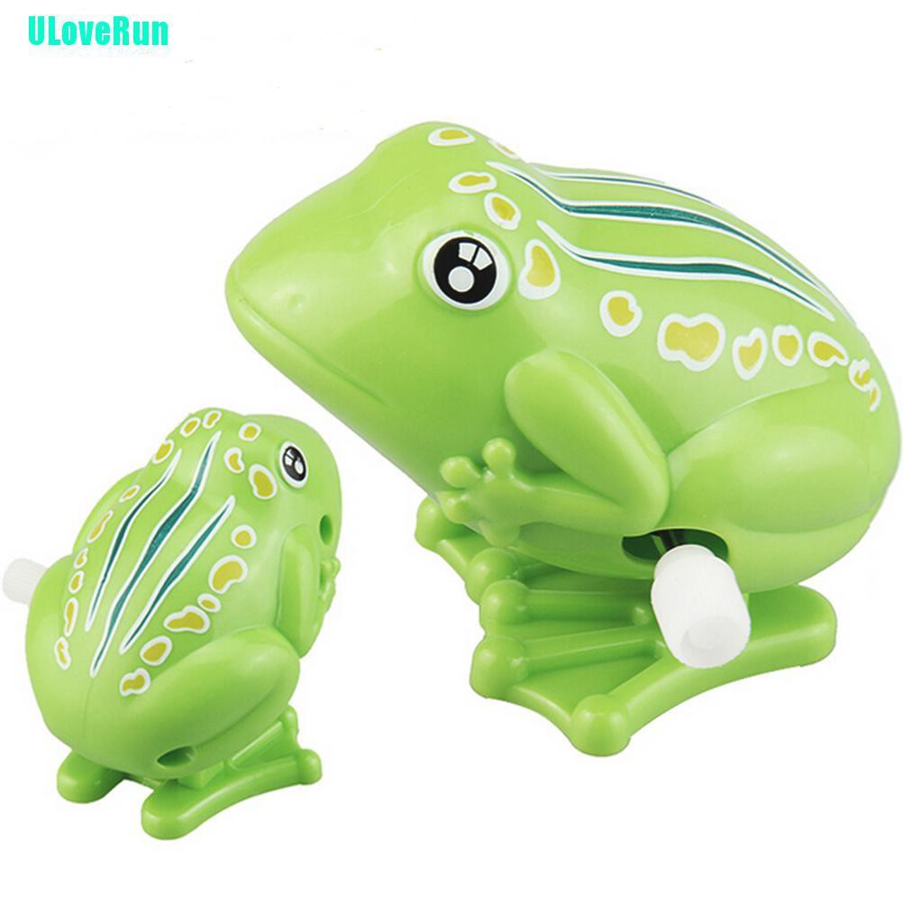 Uloverun 1 Chú Ếch Nhảy Bằng Nhựa Sử Dụng Dây Cót Cổ Điển