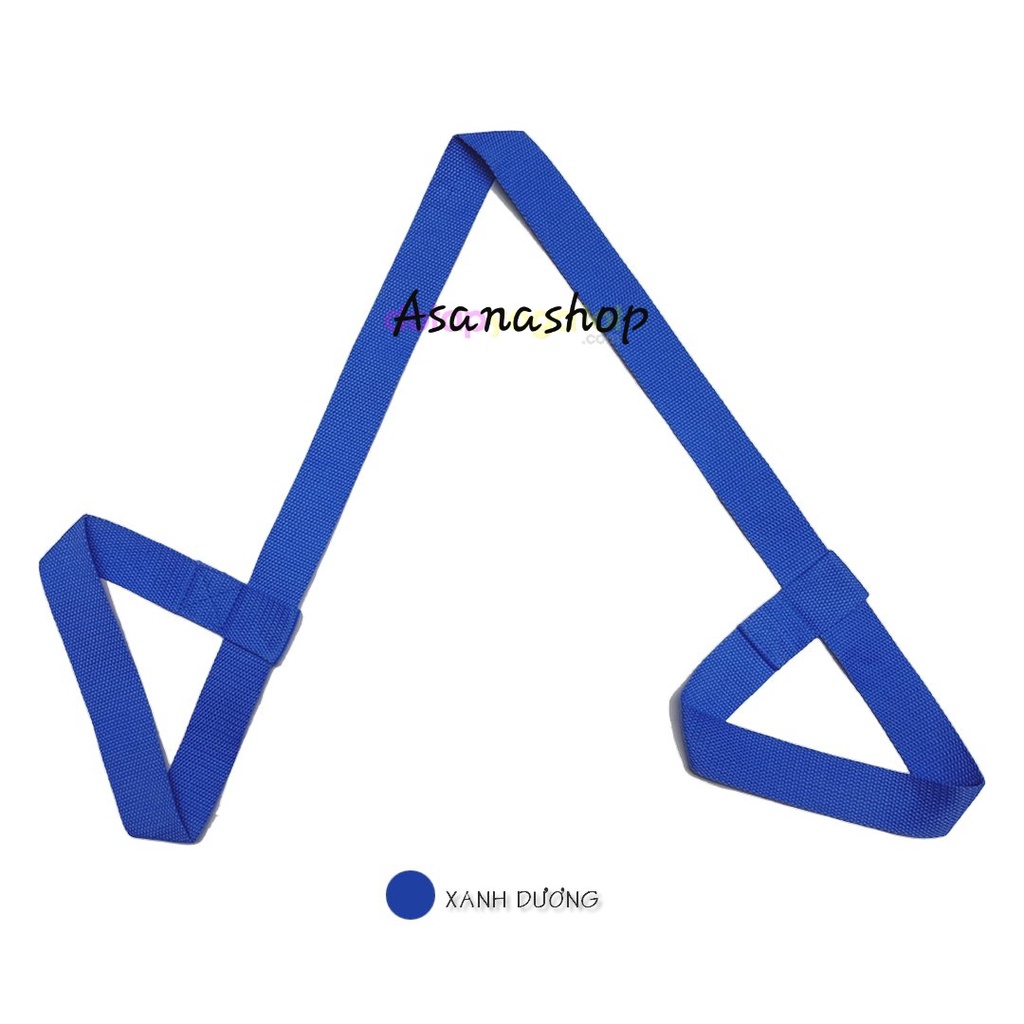 Dây Đeo Thảm Yoga Cao Cấp, Dài 1m6, Sợi Bông Pha Lanh, Bền, Đẹp, Tiện Lợi, Có Thể Dùng Làm Dây Tập Yoga