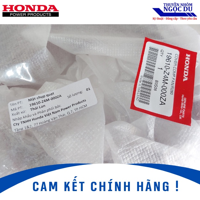 Mặt Chụp Quạt, Áo Gió Honda 28400-Z4M-801ZA, Dùng Cho Động Cơ Xăng Honda GX160 GX200, Chạy thuyền, Xuồng