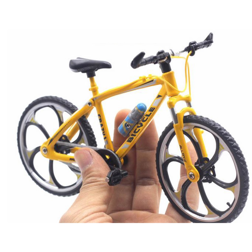 ĐỒ CHƠI MÔ HÌNH XE ĐẠP LEO NÚI TỈ LỆ 1:10 VÀ 1:8 BẰNG KIM LOẠI VÀ BÁNH CAO SU