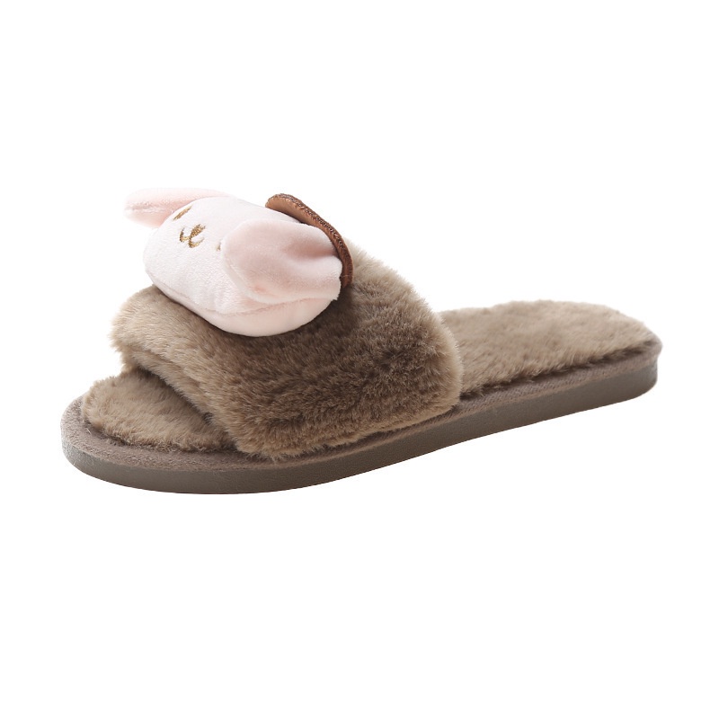 Dép Bông Đi Trong Nhà Hình Melody Kuromi Stellalou Cinnamon YB2 Dễ Thương