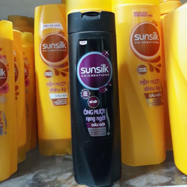 Dầu Gội Sunsilk Đen Óng Mượt Rạng Ngời 170g