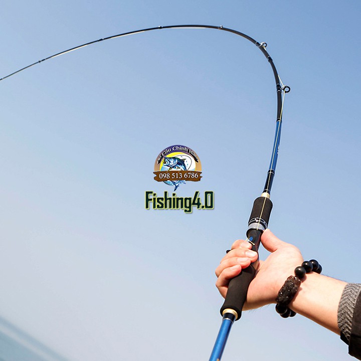 BỘ CẦN CÂU LURE MÁY NGANG GIÁ RẺ - CẦN FISHING OF CATCH + MÁY NGANG LURE FISHING REEL + TẶNG KÈM PHỤ KIỆN ( BỘ 62 )