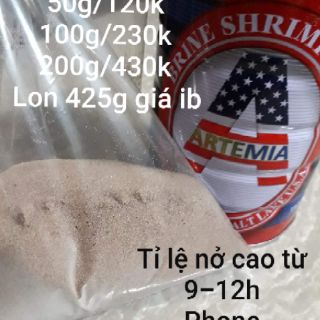 Artemia Mỹ 5 sao