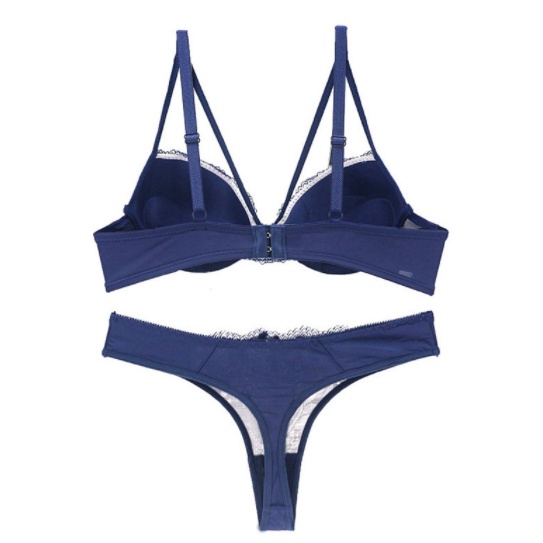 Bộ đồ lót VARSBABY phối ren siêu mỏng đính nơ gợi cảm cho nữ