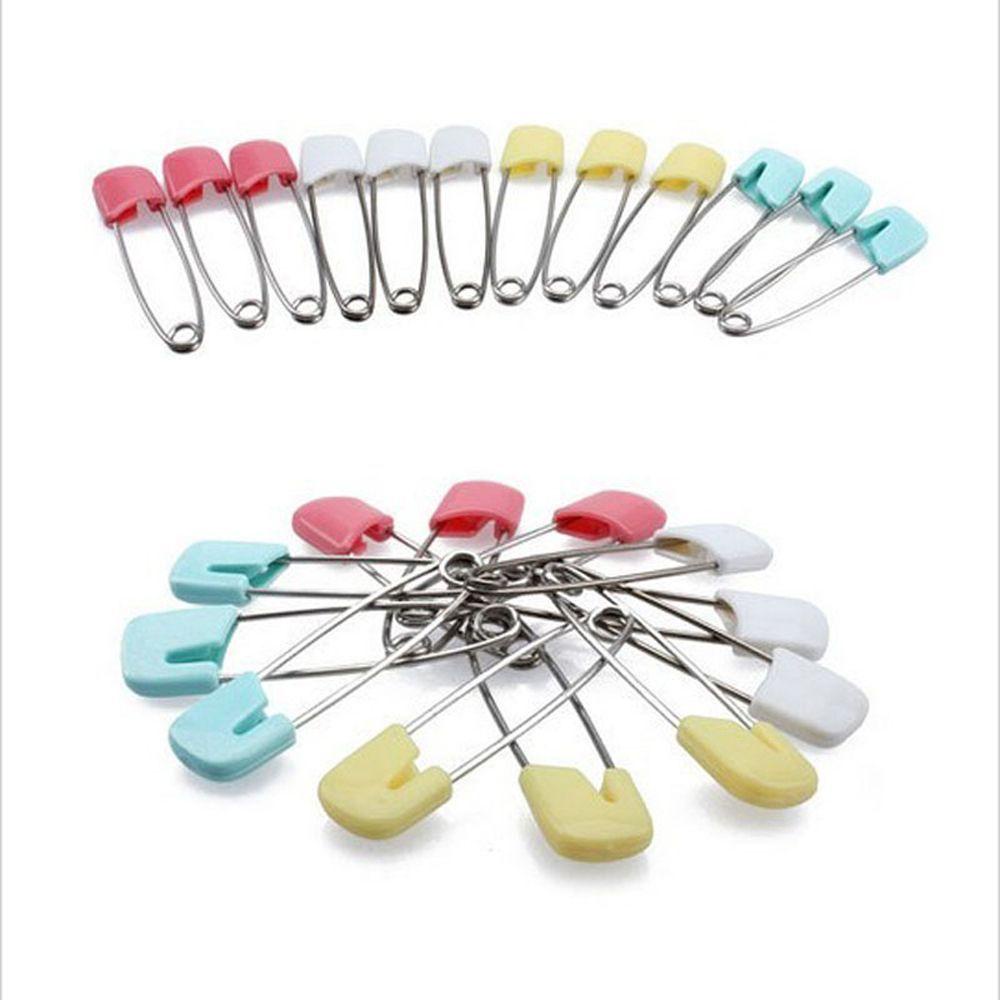 AUGUSTINA Set 50 Ghim Nhựa Nhiều Màu Sắc Dùng Để Cố Định Tã Em Bé