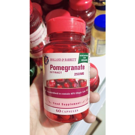 POMEGRANATE- VIÊN UỐNG CHỐNG NẮNG NỘI SINH HIỆU QUẢ LỌ 60viên