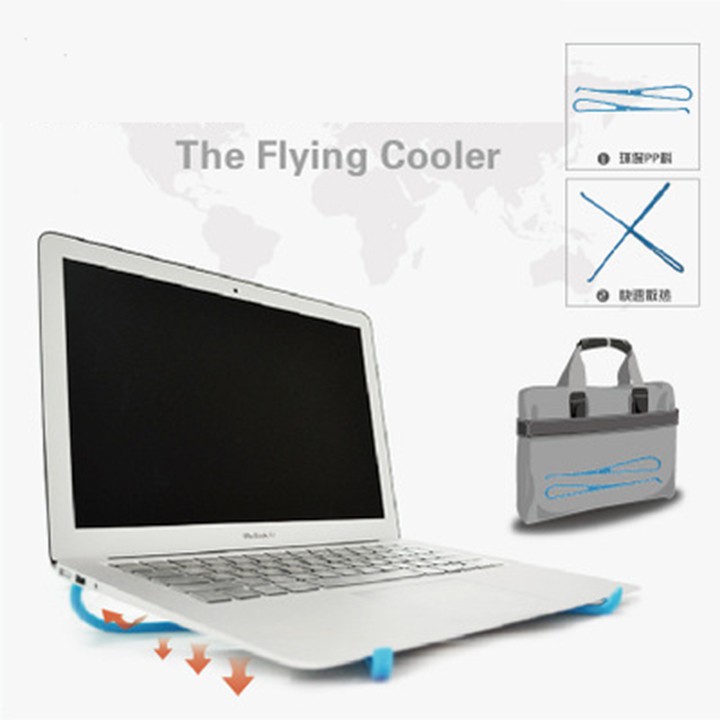 Đế tản nhiệt laptop thu gọn di động – Chân kê laptop chống nóng