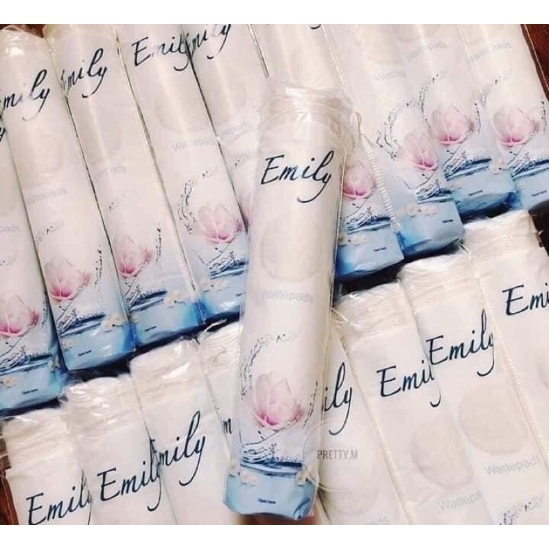 BÔNG TẨY TRANG EMILY ĐỨC ( loại 120 miếng)