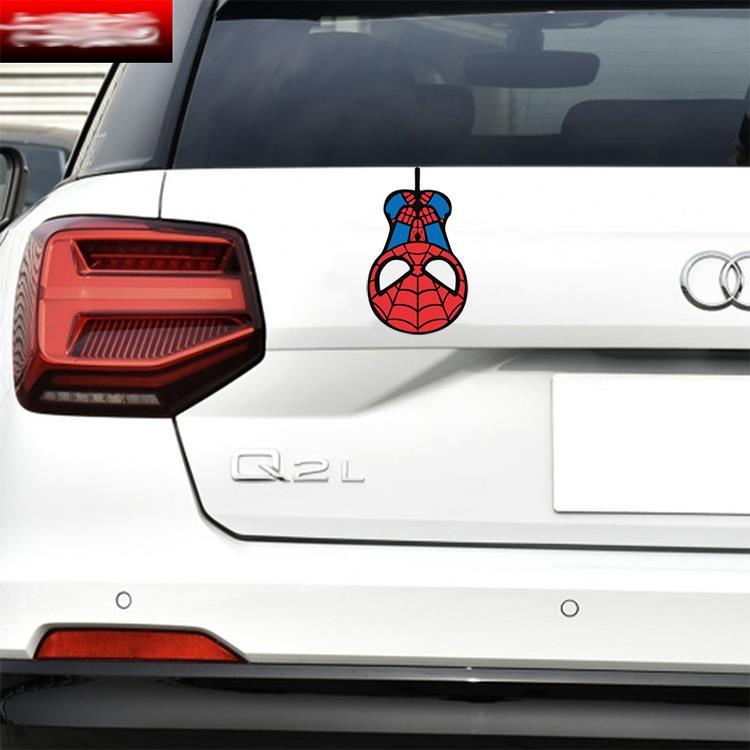 Người nhện Nhãn dán xe phản quang Mũ bảo hiểm Dán trang trí Phim hoạt hình Marvel Xe máy Decal