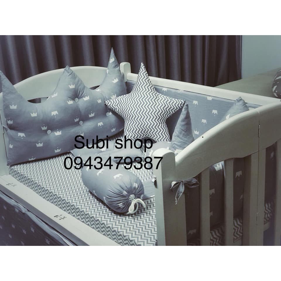 Combo quây ga cũi ảnh thật 100%- vải thô lụa 100% cotton- có khóa tháo vỏ giặt riêng- hàng giá tận kho handmade