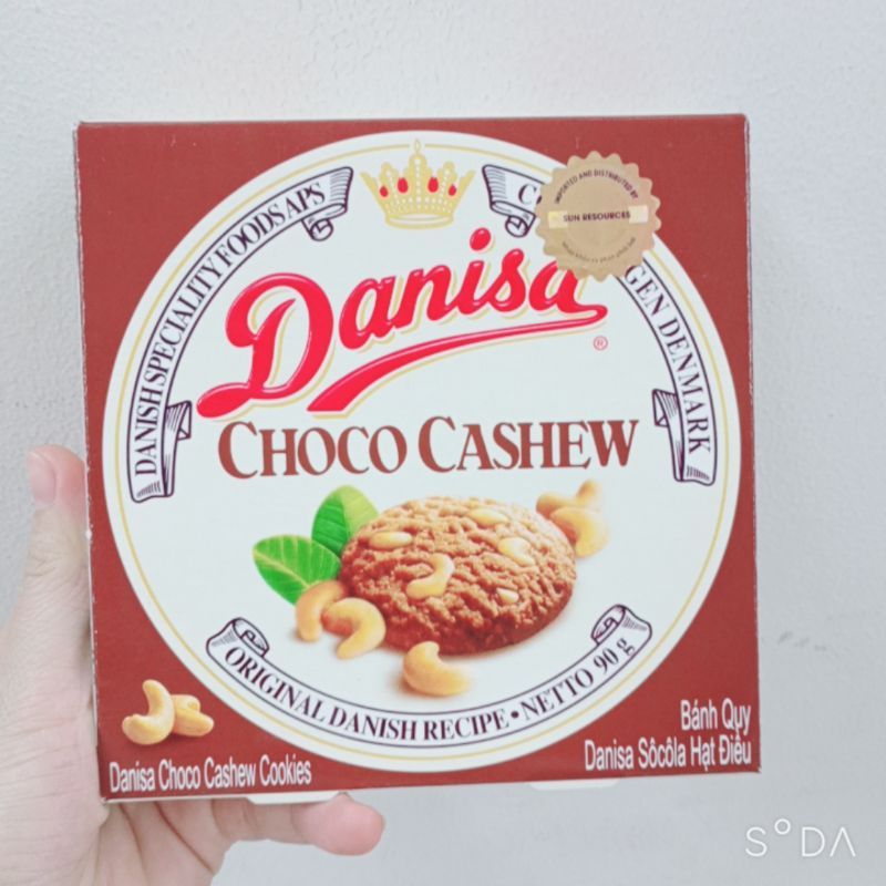 Bánh Danisa choco cashew 90g(vị socola hạt điều, vị việt quất)