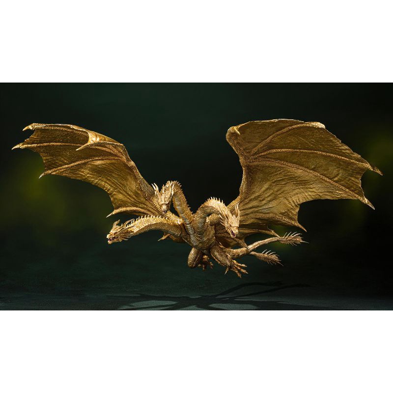 Mô hình quái vật King Ghidorah 2019. bản màu đặc biệt. S.H.Monsterarts Bandai.