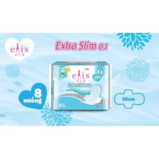 Băng vệ sinh Elis Extra Slim 25cm 8 miếng combo 2 gói