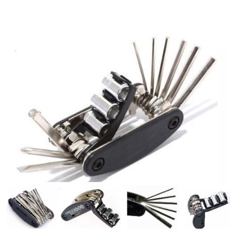 Dụng cụ đa năng sửa chữa xe đạp thể thao - bộ mở vít đa năng - mở ốc lục giác - để cốp xe dễ dàng