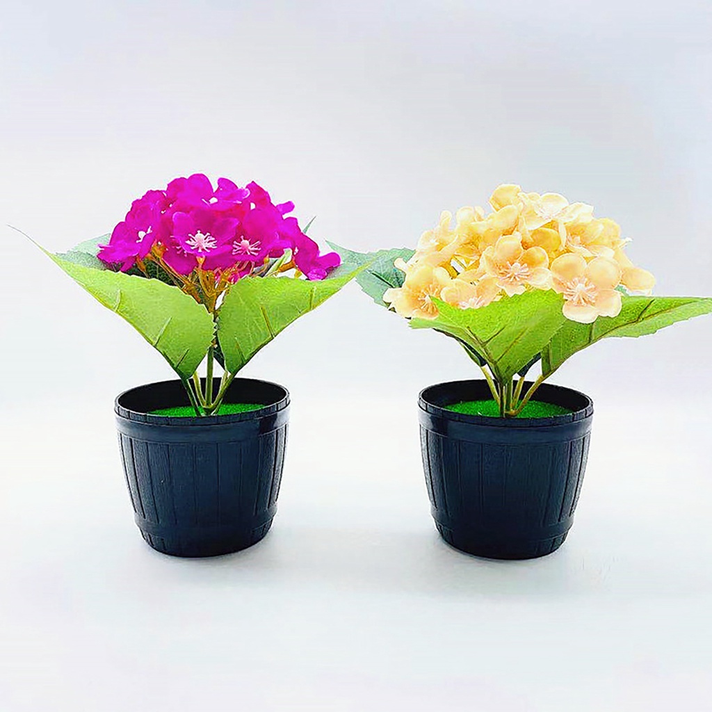 Chậu cây giả nhiều màu sắc sống động như thật cho văn phòng