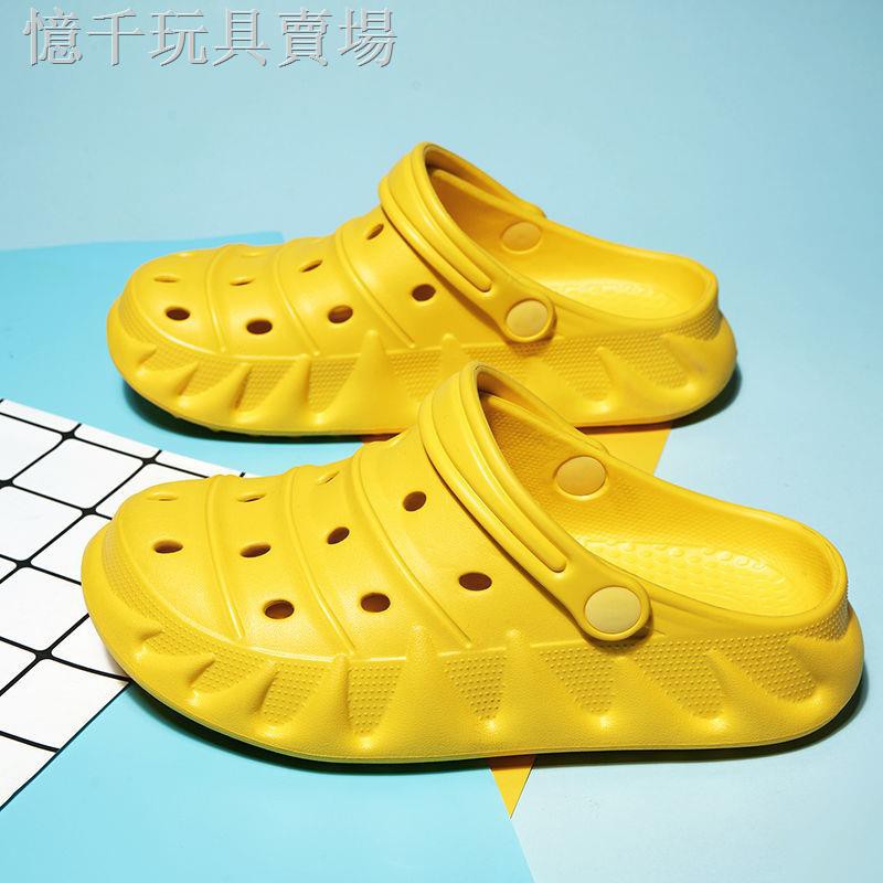 Crocs Giày Sandal Đế Dày Tăng Chiều Cao Thời Trang Dành Cho Nam 2021