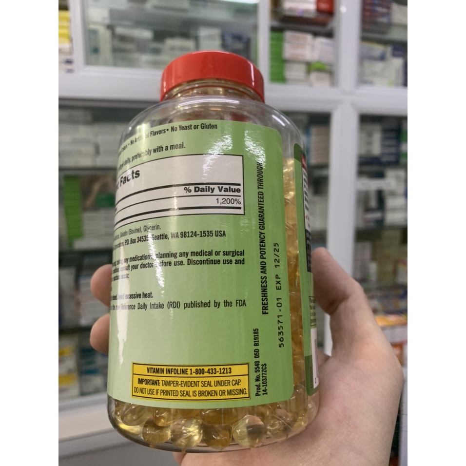 Vitamin E 400 IU 500 Viên Kirkland Của Mỹ - Giúp đẹp da , cân bằng nội tiết , đẩy lùi lão hóa