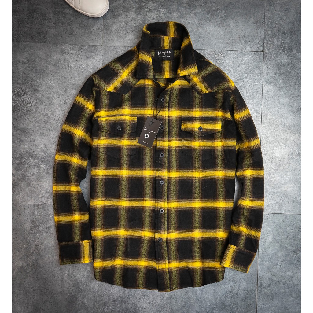 Áo Sơ mi Nam Tay dài - sọc Caro.s | BigBuy360 - bigbuy360.vn