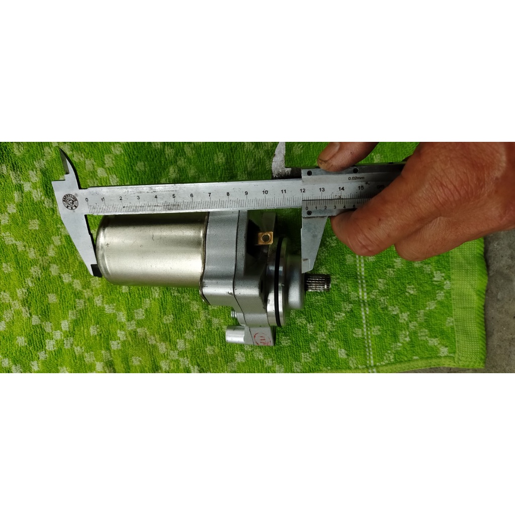Motor giảm tốc chế xe đạp điện/ cục đề quấn lại thành motor giảm tốc