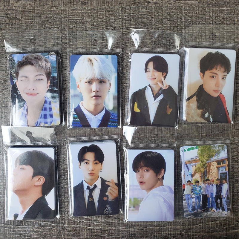 Set 14 Thẻ Ảnh HD JK V JIMIN Nhóm BTS DICON 101