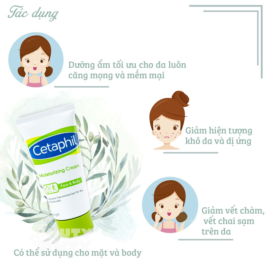 Kem Dưỡng Ẩm Da Cetaphil Face & Body Moisturizing Cream (50g)