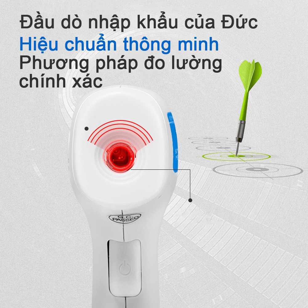 Cofoe Nhiệt Kế hồng ngoại thông dụng đo chính xác qua trán/tai tránh tiếp xúc chất lượng cao