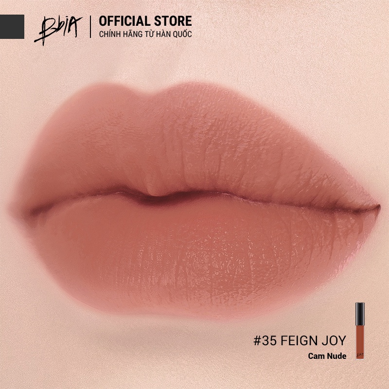 Son Kem Lì Bbia Last Velvet Lip Tint Version 8 - 35 Feign Joy 5g - Bbia Official Store