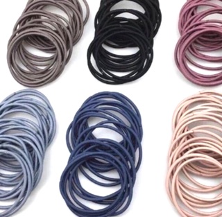Túi 100 dây thun cột tóc nhiều màu