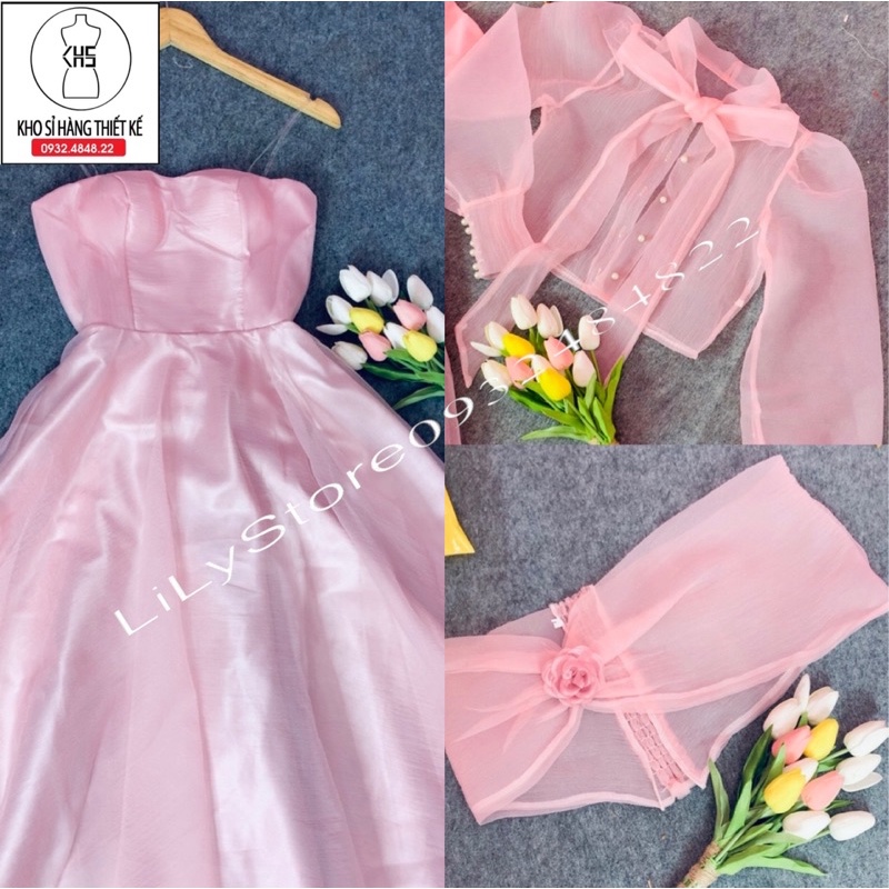 ĐẦM XOÈ CƯỚI MẶC 3 KIỂU FULLSIZE S/M/L/XL ( ảnh và video do chủ shop tự chụp )