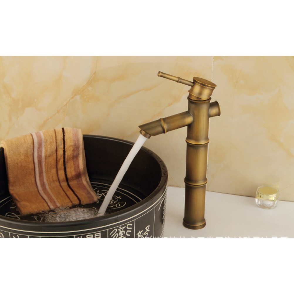 Vòi Lavabo cao giả cổ nóng lạnh cao cấp MS2 | BigBuy360 - bigbuy360.vn