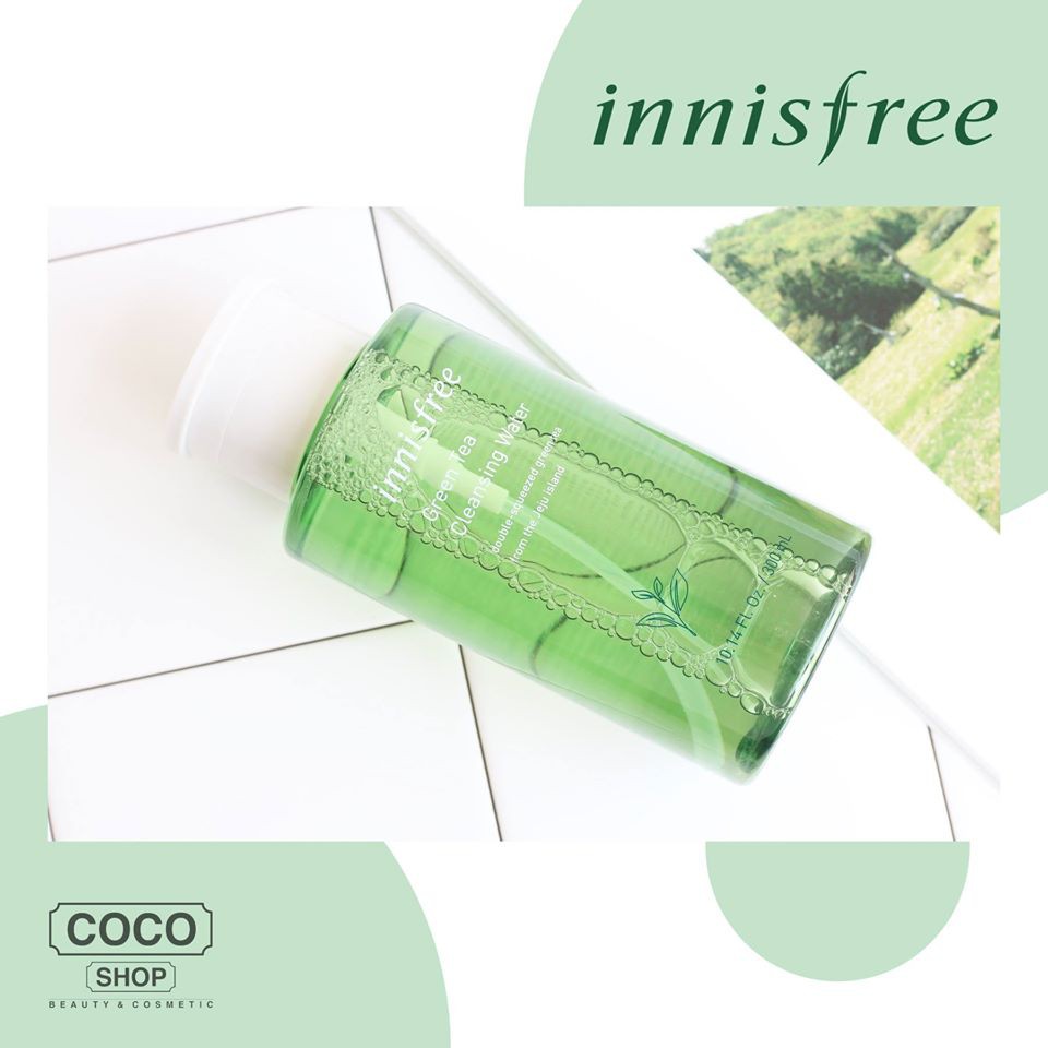 Nước Tẩy Trang Chiết Xuất Trà Xanh Innisfree Green Tea Cleansing Water 300ml