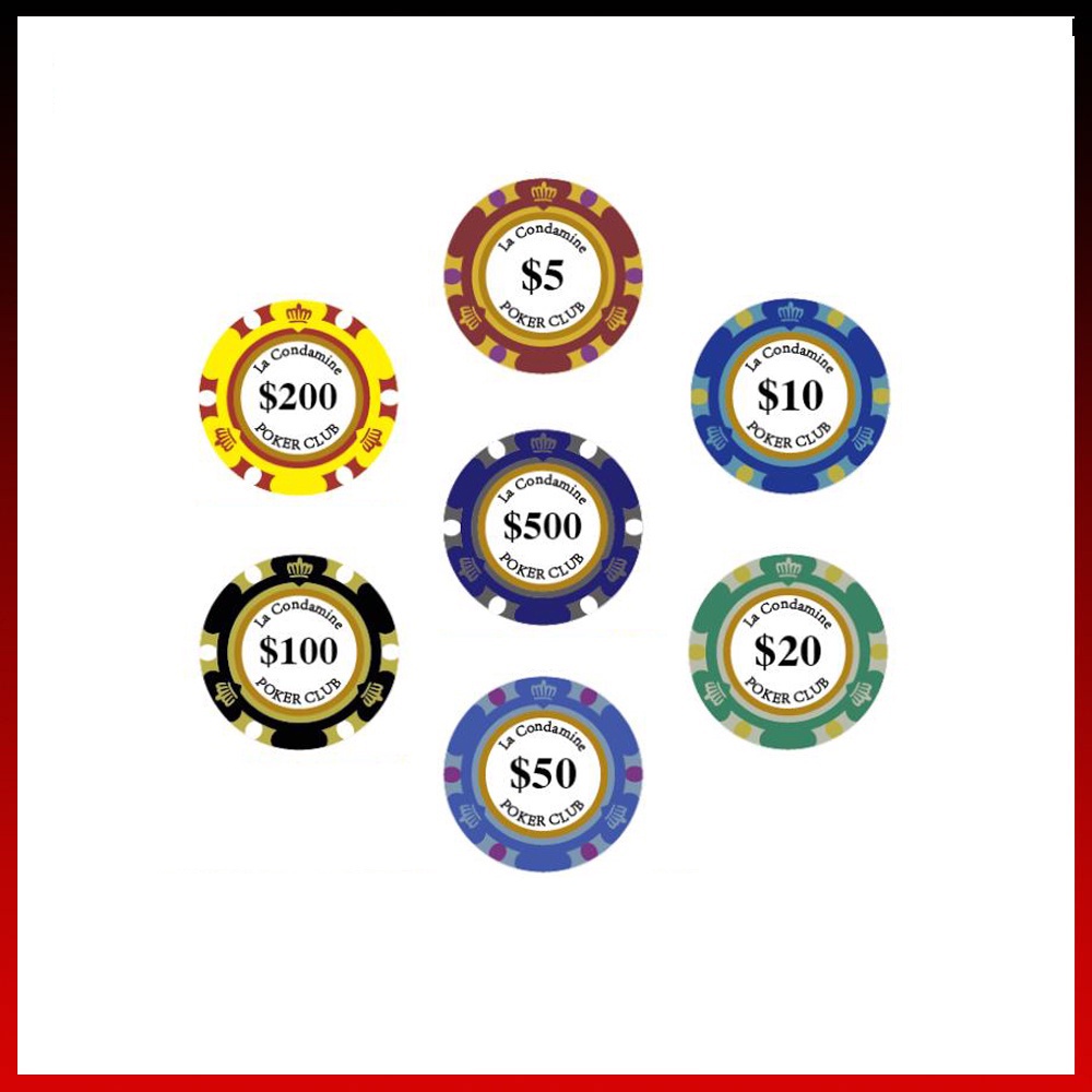 Bộ Vali Phỉnh Chip Poker Chất Liệu Gốm Sứ Cao Cấp PK 10