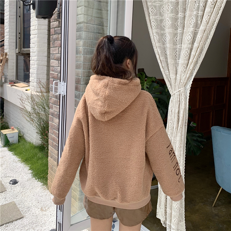 Áo Hoodie Tay Dài Dáng Rộng Thời Trang Cho Nữ