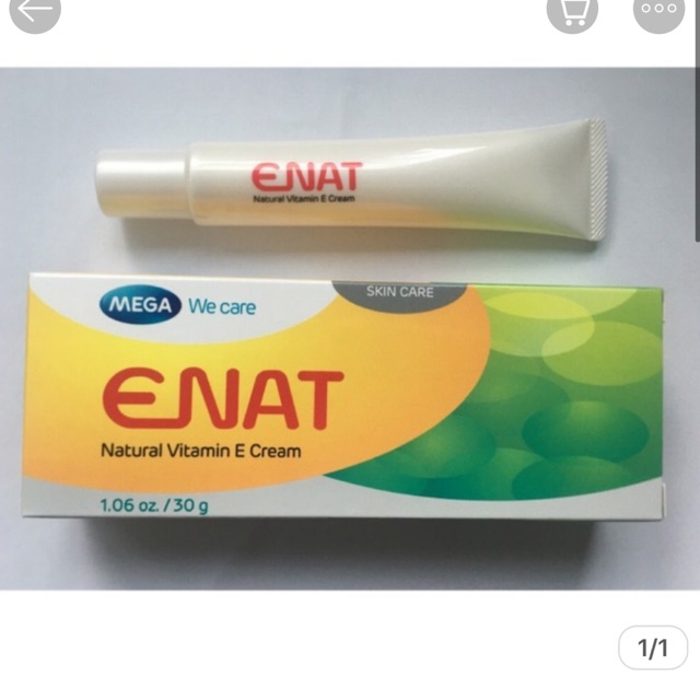 KEM DƯỠNG VITAMIN E- ENAT NATURAL VITAMIN E CREAM