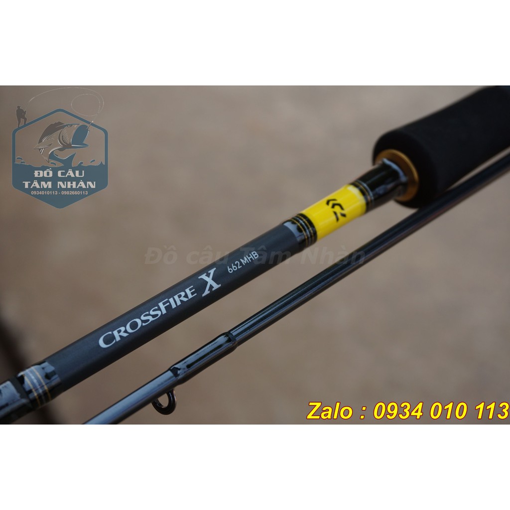 Cần lure Daiwa Crossfire X model 2020 - Made in Việt Nam