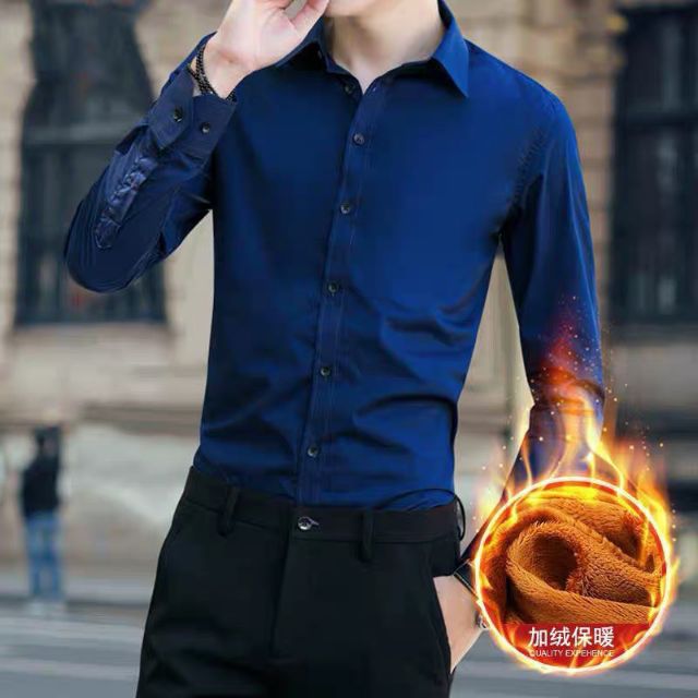 Áo sơ mi lụa nam lịch lãm sang trọng phong cách Hàn Quốc