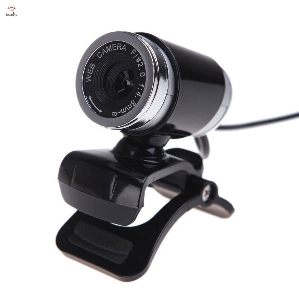 【COD】 HD Webcam Máy tính để bàn Máy tính xách tay Web Camera tích hợp Micrô xoay 360 độ cho màn hình LCD Máy tính xách tay Mới