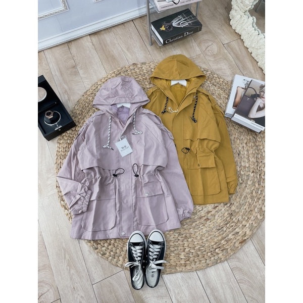 Áo Parka gió 2 lớp vnxk