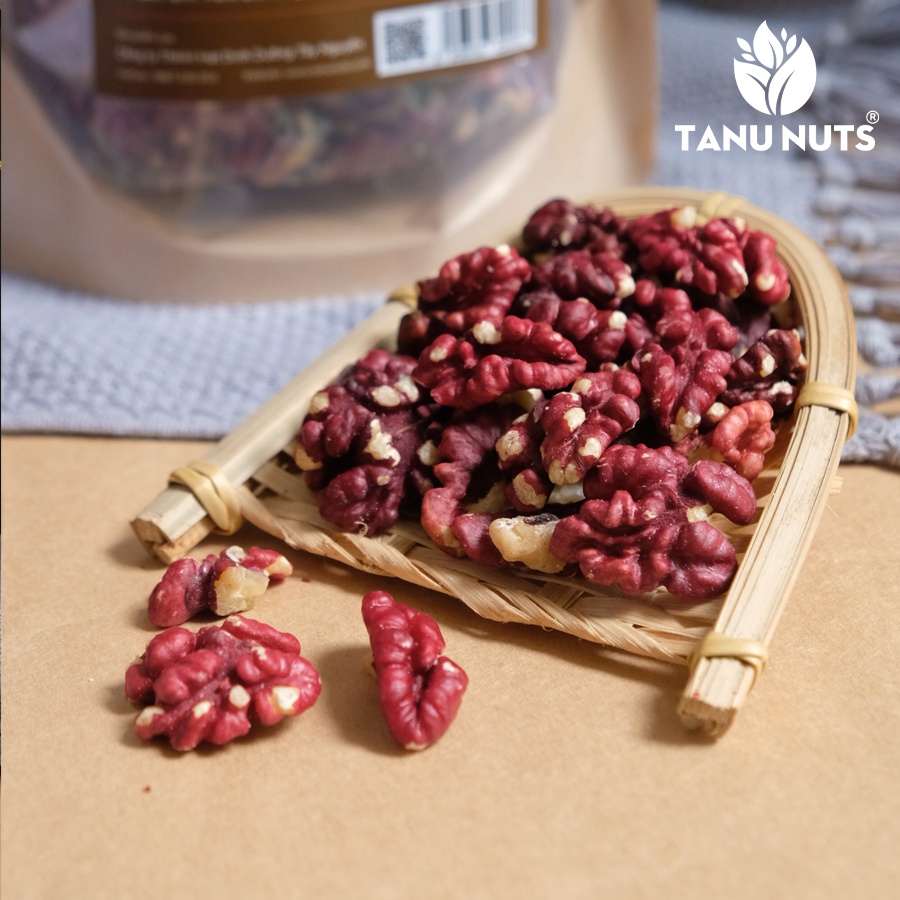 Hũ 250g, hạt óc chó đỏ TANU NUTS, óc chó tách vỏ Chile hạt dinh dưỡng tốt cho bà bầu, bé